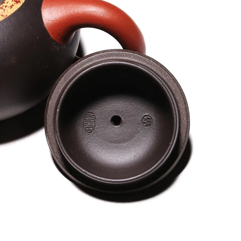 Yixing Zisha Teapot [Moon Xishi] (Hei Ni/Jiao Ni - 330ml) - YIQIN TEA HOUSE | yiqinteahouse.com | >300ml, new arrival, teapot, teaware, zisha teapot