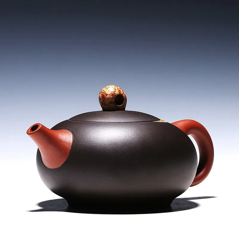 Yixing Zisha Teapot [Moon Xishi] (Hei Ni/Jiao Ni - 330ml) - YIQIN TEA HOUSE | yiqinteahouse.com | >300ml, new arrival, teapot, teaware, zisha teapot