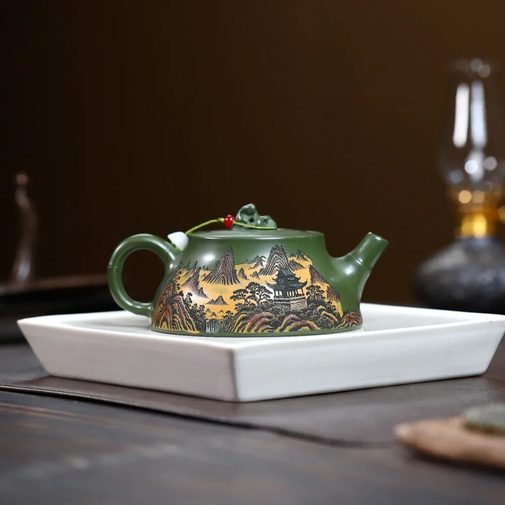 yixing-zisha-teapot-mountains-and-rivers-lu-ni-230ml-yiqin-tea-house-yiqinteahouse-com-2 - YIQIN TEA HOUSE 一沁茶舍 yiqinteahouse.com
