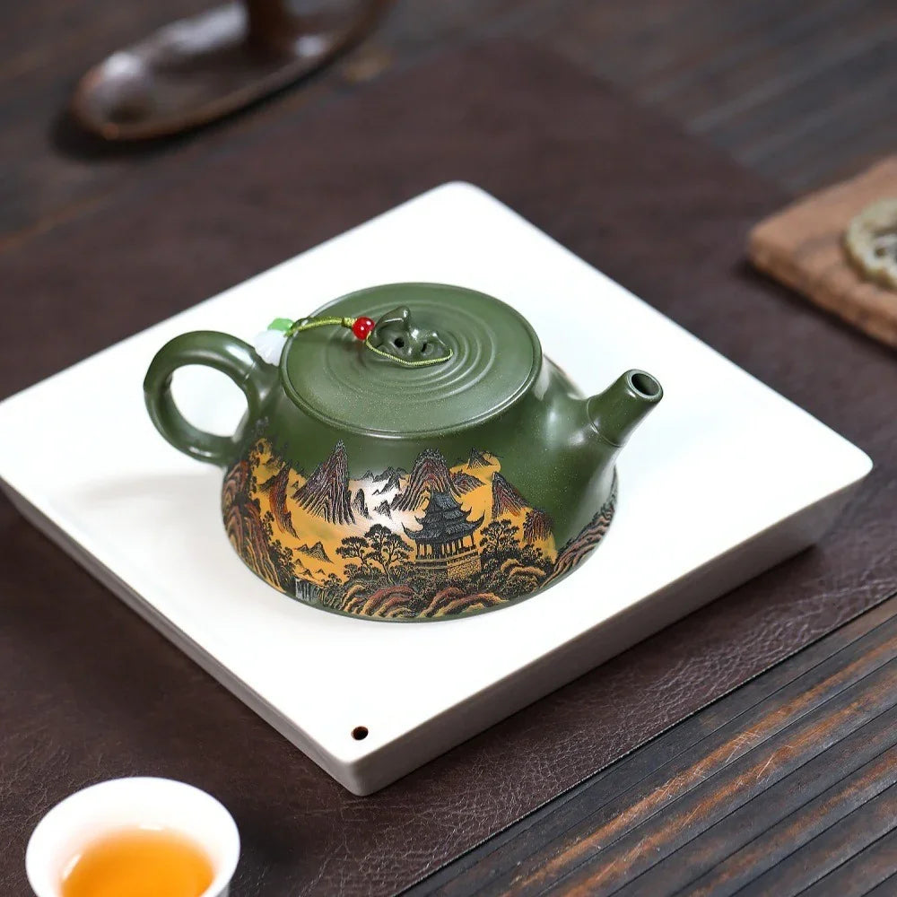 yixing-zisha-teapot-mountains-and-rivers-lu-ni-230ml-yiqin-tea-house-yiqinteahouse-com-9 - YIQIN TEA HOUSE 一沁茶舍 yiqinteahouse.com