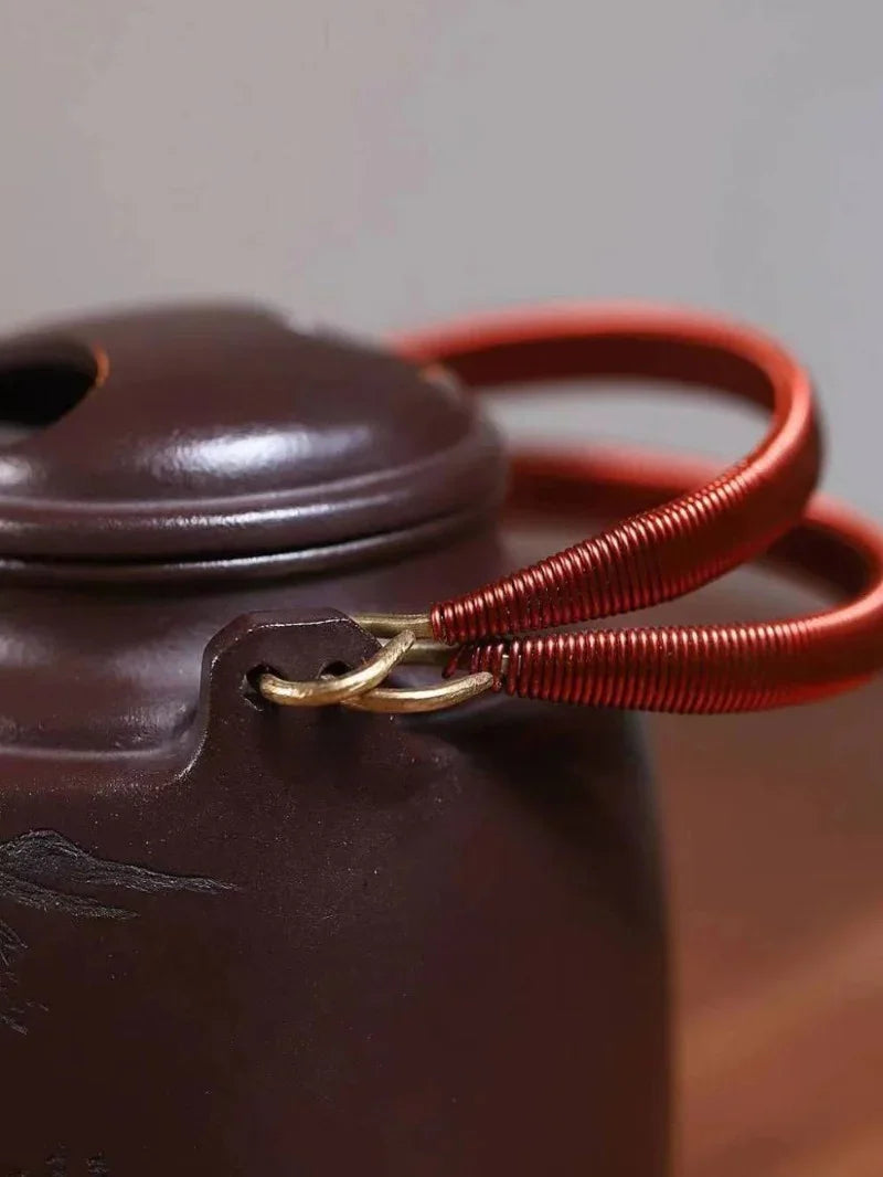 Teko Yixing Zisha [Niu Gai Yang Tong Pot] (Lao Zi Ni - 300ml)