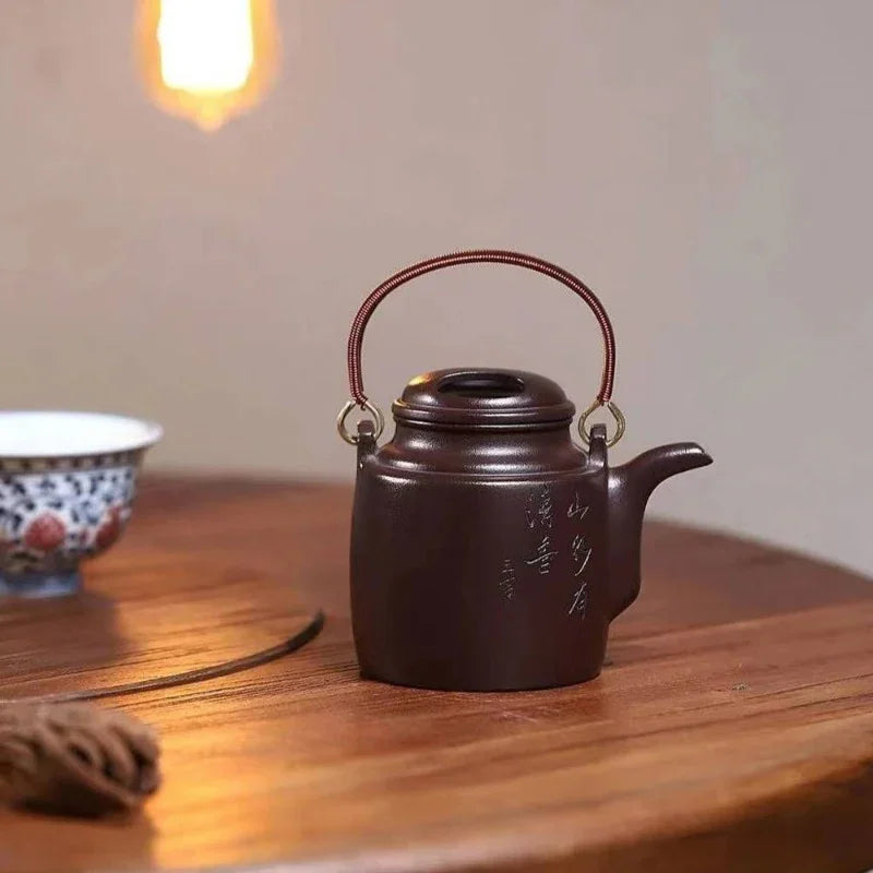 Teko Yixing Zisha [Niu Gai Yang Tong Pot] (Lao Zi Ni - 300ml)