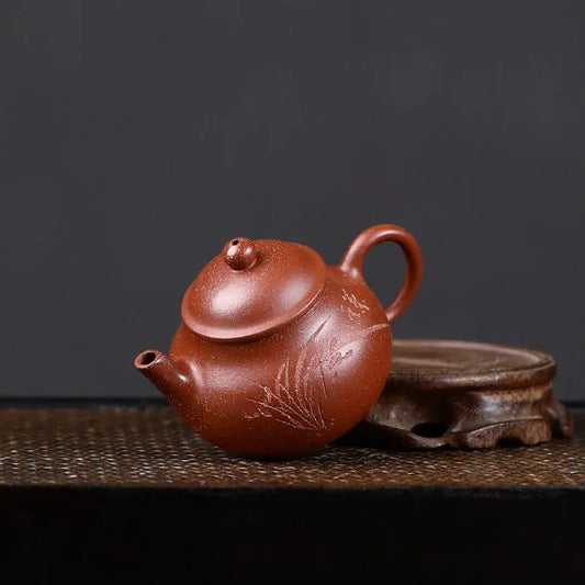 Yixing Zisha Teapot [Pear Pot] (Jiang Po Ni - 120ml)