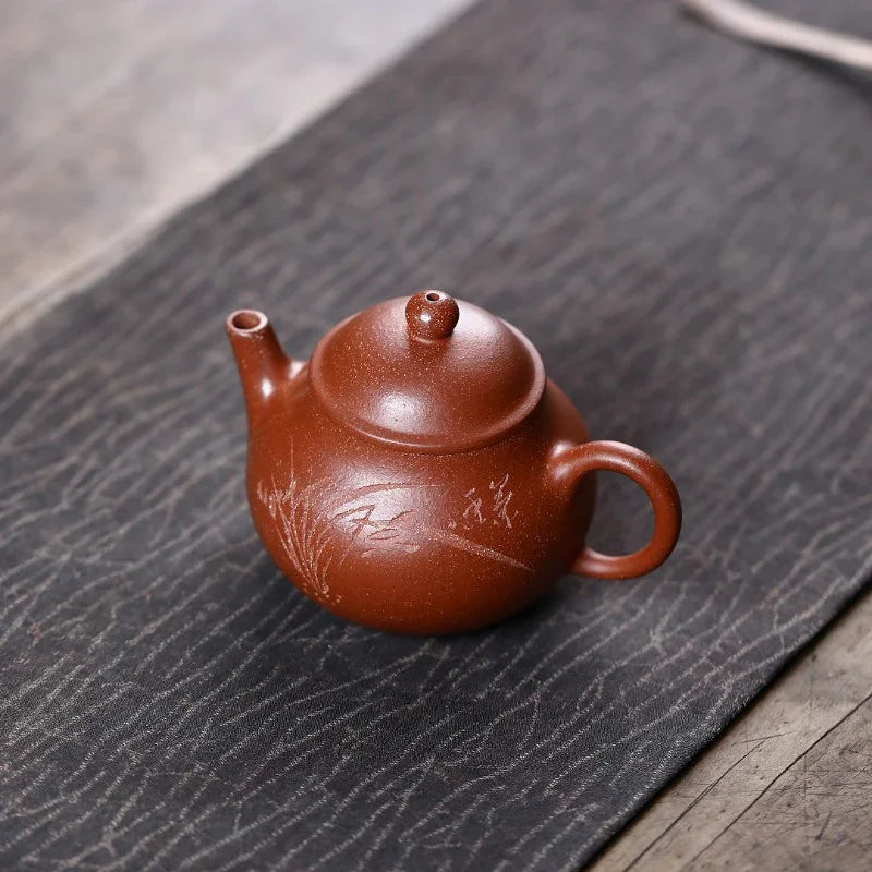 Yixing Zisha Teapot [Pear Pot] (Jiang Po Ni - 120ml)