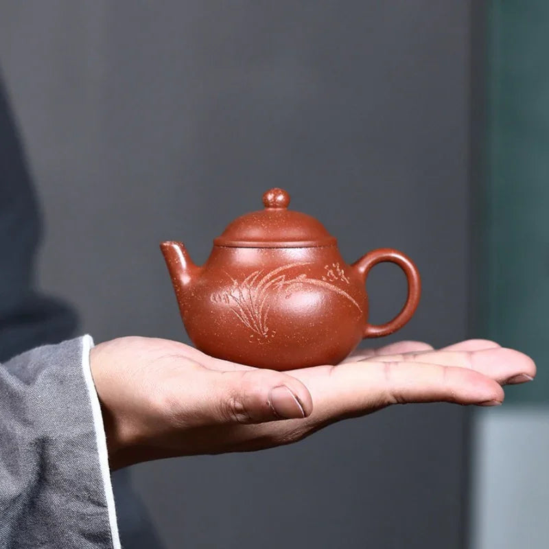 Yixing Zisha Teapot [Pear Pot] (Jiang Po Ni - 120ml)
