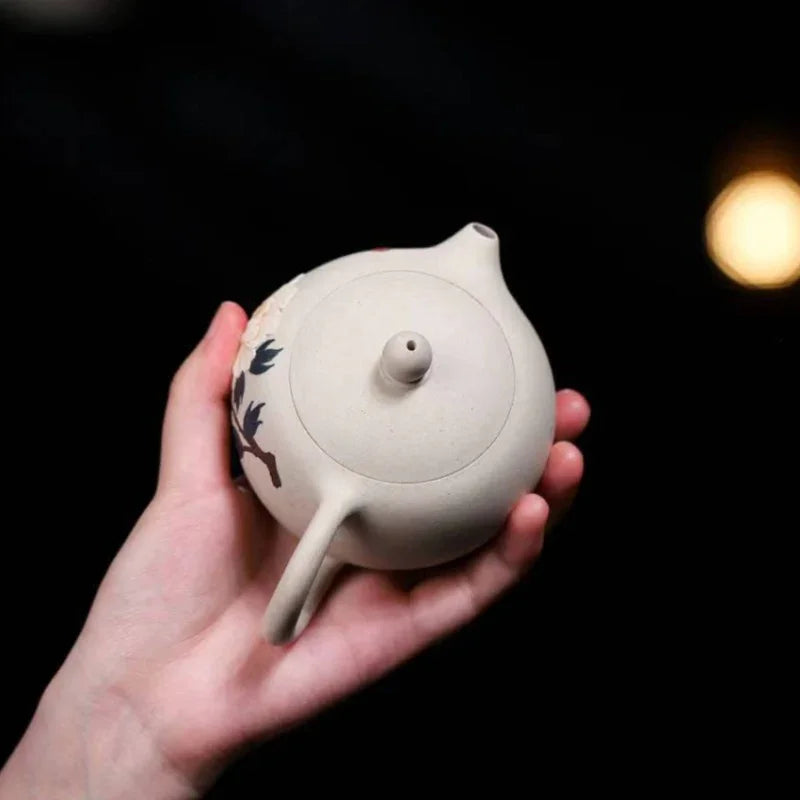 yixing-zisha-teapot-peony-xishi-bai-duan-ni-230ml-yiqin-tea-house-yiqinteahouse-com-10 - YIQIN TEA HOUSE 一沁茶舍 yiqinteahouse.com