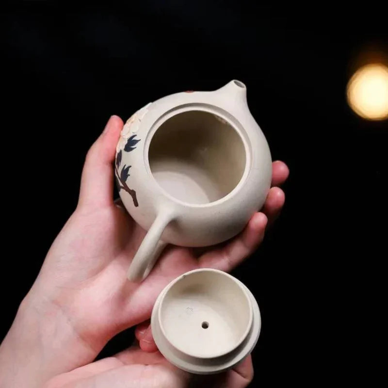 yixing-zisha-teapot-peony-xishi-bai-duan-ni-230ml-yiqin-tea-house-yiqinteahouse-com-11 - YIQIN TEA HOUSE 一沁茶舍 yiqinteahouse.com