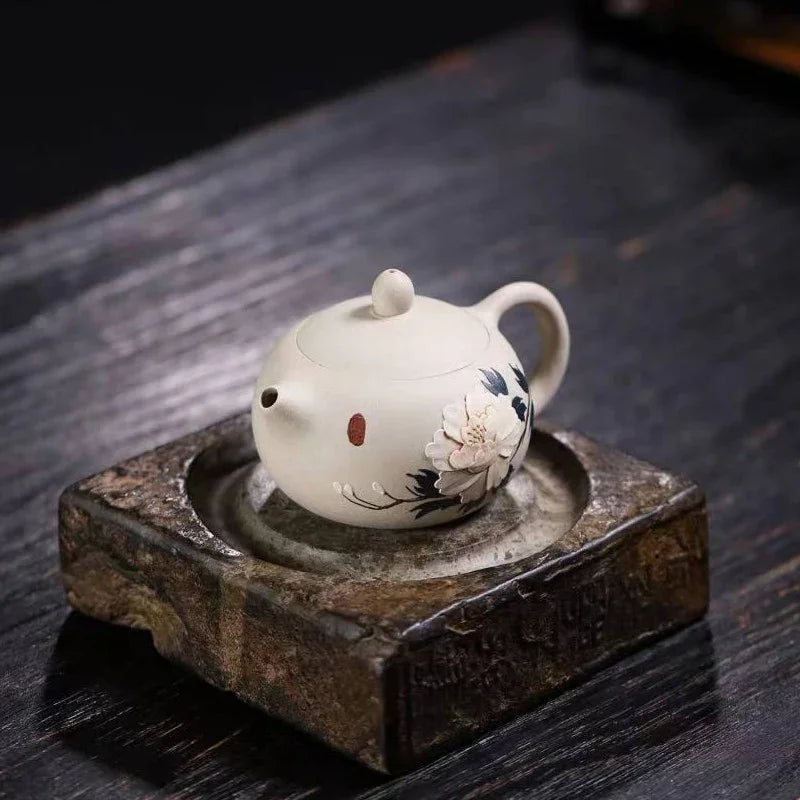 yixing-zisha-teapot-peony-xishi-bai-duan-ni-230ml-yiqin-tea-house-yiqinteahouse-com-3 - YIQIN TEA HOUSE 一沁茶舍 yiqinteahouse.com