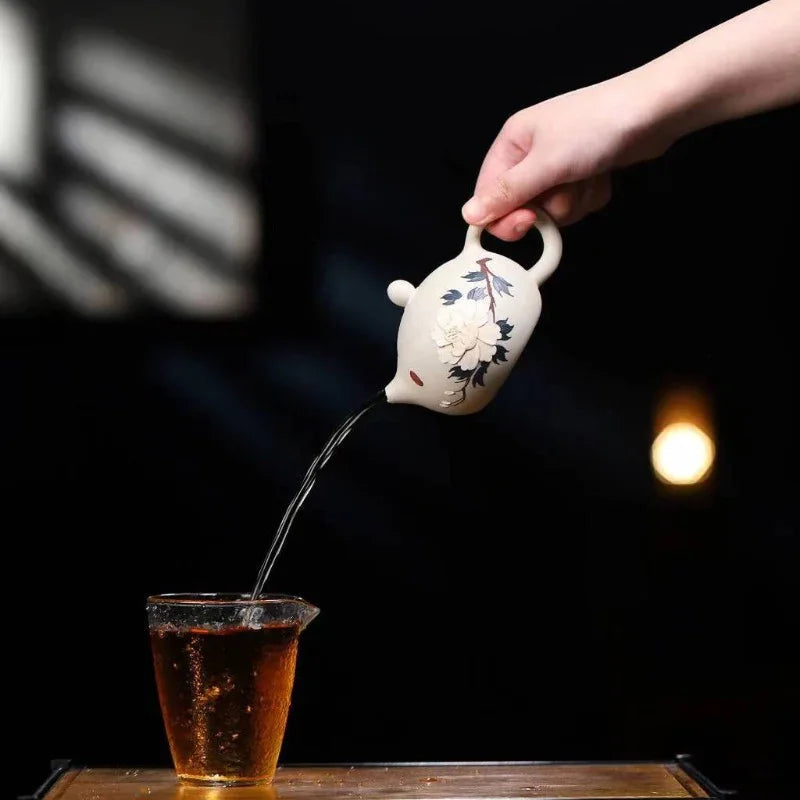 yixing-zisha-teapot-peony-xishi-bai-duan-ni-230ml-yiqin-tea-house-yiqinteahouse-com-4 - YIQIN TEA HOUSE 一沁茶舍 yiqinteahouse.com