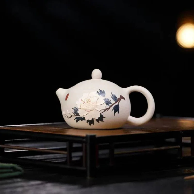 yixing-zisha-teapot-peony-xishi-bai-duan-ni-230ml-yiqin-tea-house-yiqinteahouse-com-6 - YIQIN TEA HOUSE 一沁茶舍 yiqinteahouse.com
