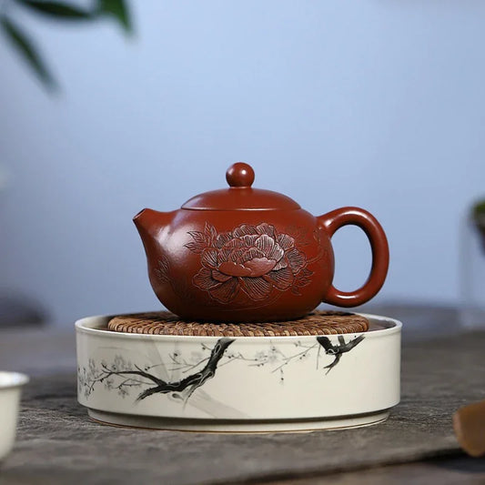 Teko Zisha Yixing [Peony Xishi] (Dahongpao - 230ml)