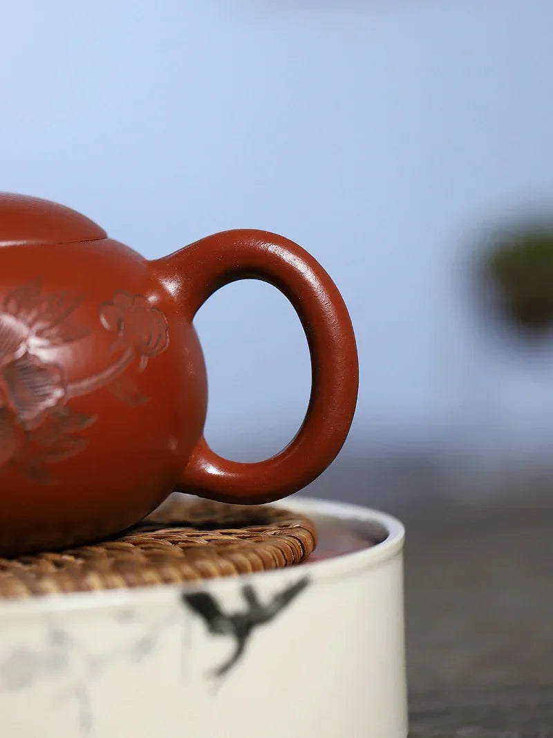Teko Zisha Yixing [Peony Xishi] (Dahongpao - 230ml)