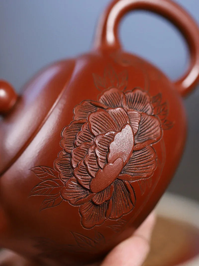 Teko Zisha Yixing [Peony Xishi] (Dahongpao - 230ml)