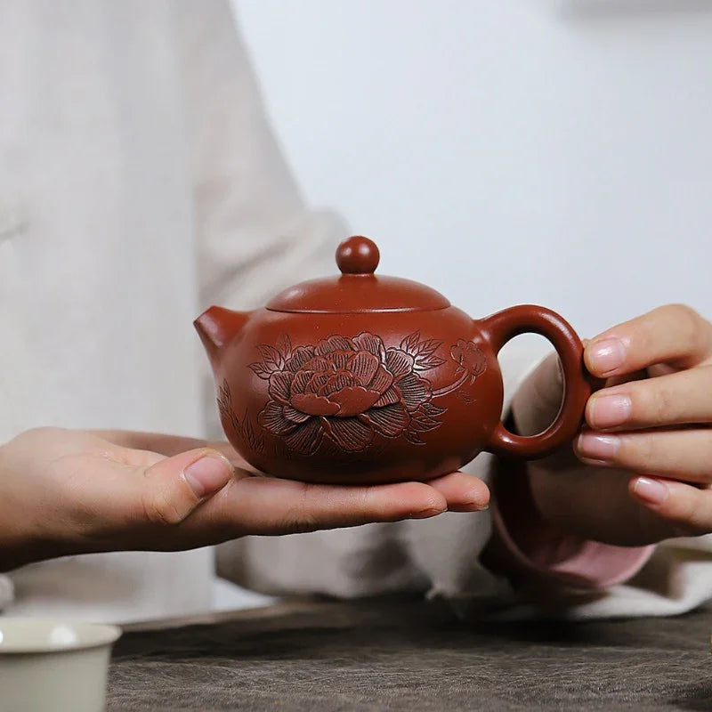 Teko Zisha Yixing [Peony Xishi] (Dahongpao - 230ml)