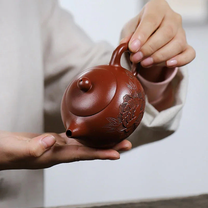 Teko Zisha Yixing [Peony Xishi] (Dahongpao - 230ml)