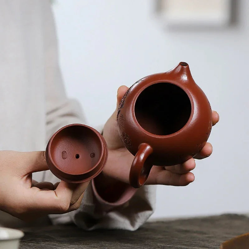 Teko Zisha Yixing [Peony Xishi] (Dahongpao - 230ml)
