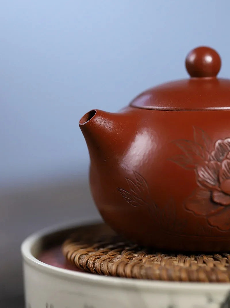 Teko Zisha Yixing [Peony Xishi] (Dahongpao - 230ml)