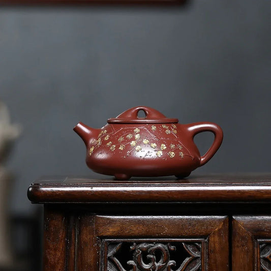 Teko Zisha Yixing [Plum Blossom Jingzhou Shi Piao] (Hong Pi Long - 310ml)