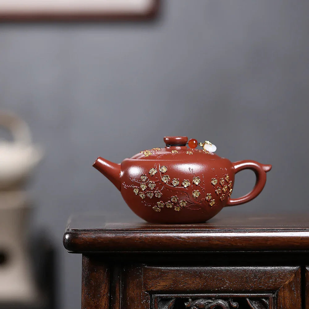 Teko Zisha Yixing [Plum Blossom Wanyu] (Dahongpao - 220ml)