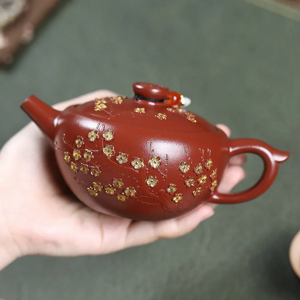 Teko Zisha Yixing [Plum Blossom Wanyu] (Dahongpao - 220ml)