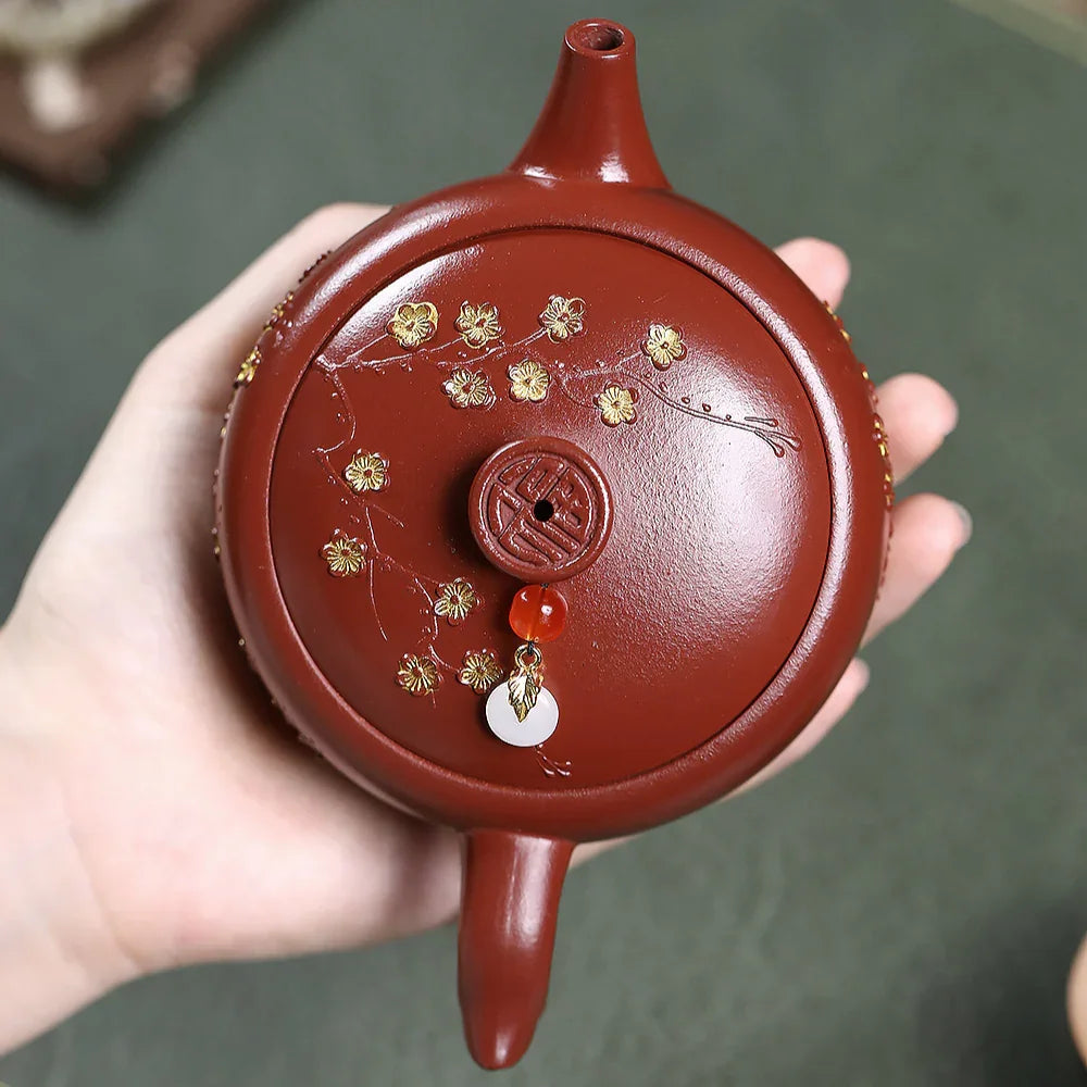 Teko Zisha Yixing [Plum Blossom Wanyu] (Dahongpao - 220ml)