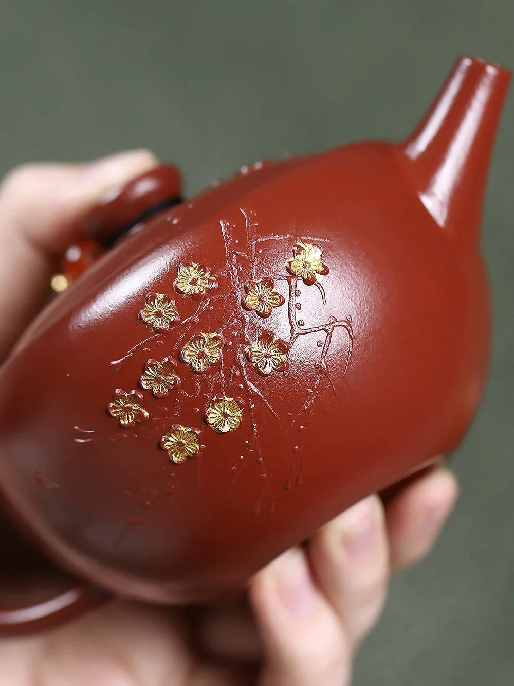 Teko Zisha Yixing [Plum Blossom Wanyu] (Dahongpao - 220ml)