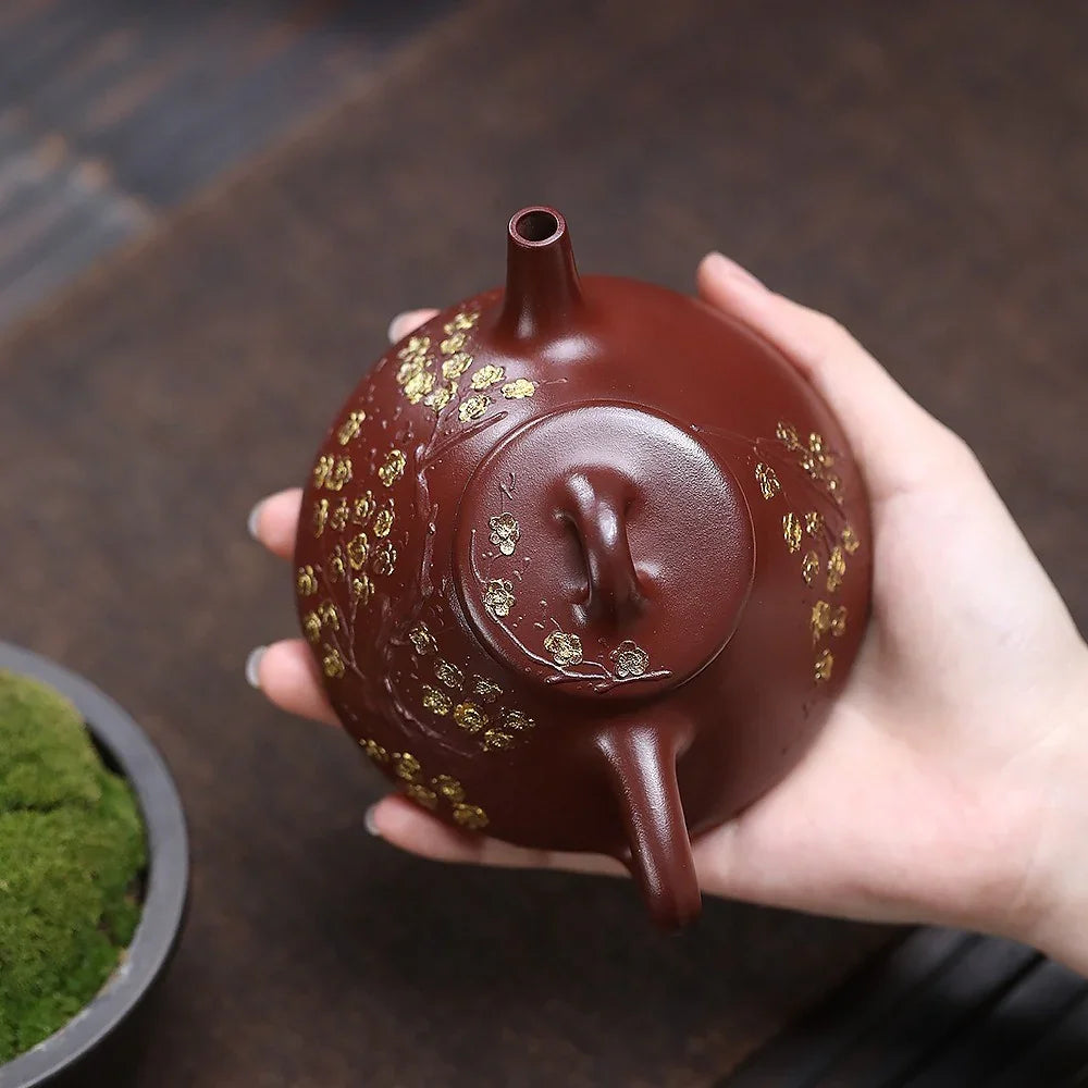 Teko Zisha Yixing [Plum Blossom Ziye Shi Piao] (Hong Pi Long - 270ml)