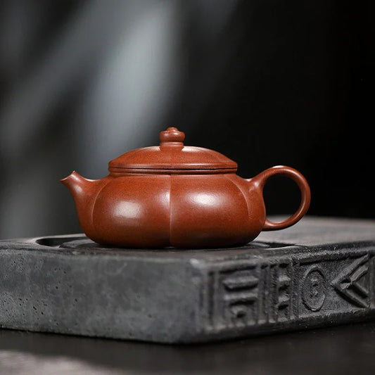 Yixing Zisha Teapot [Plum Han Jiang] (Zi Ni - 180ml)