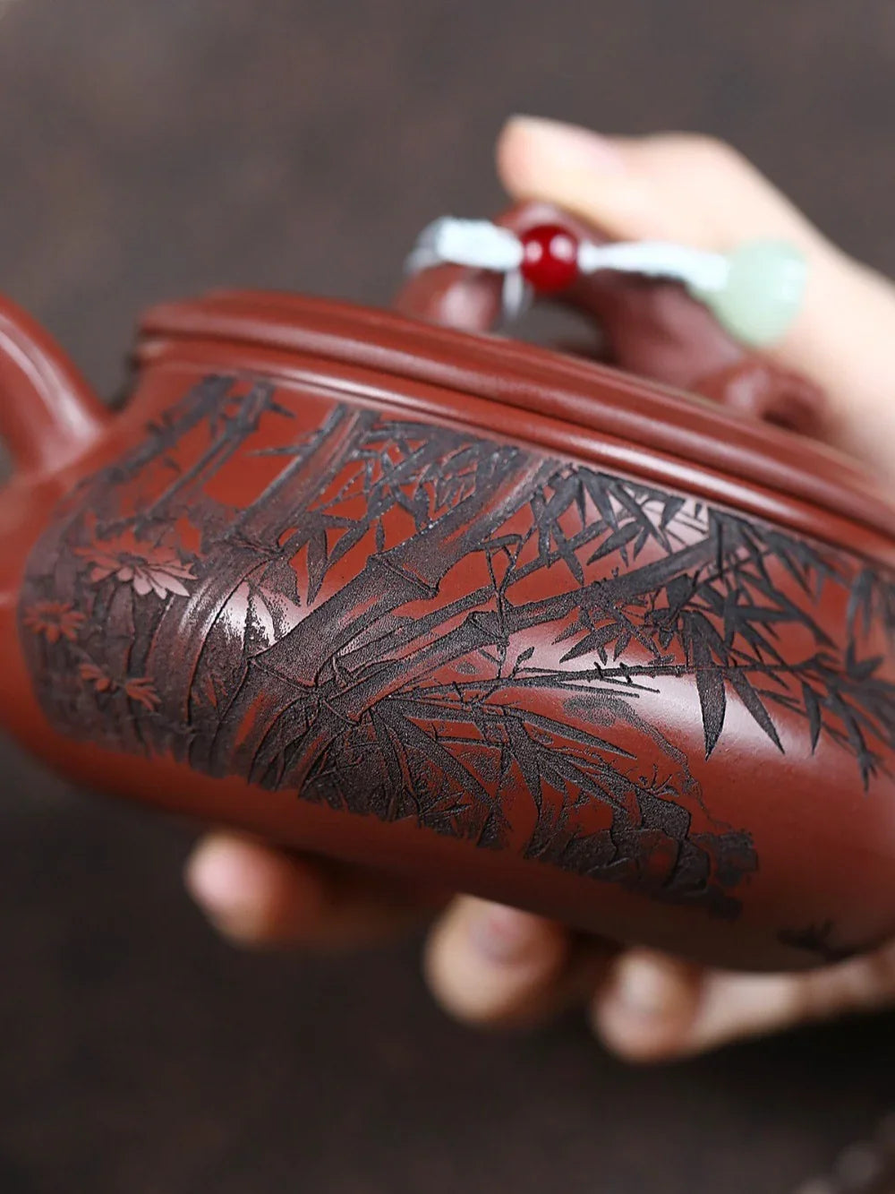 Teko Yixing Zisha [Red Plum] (Long Xue Sha - 360ml)