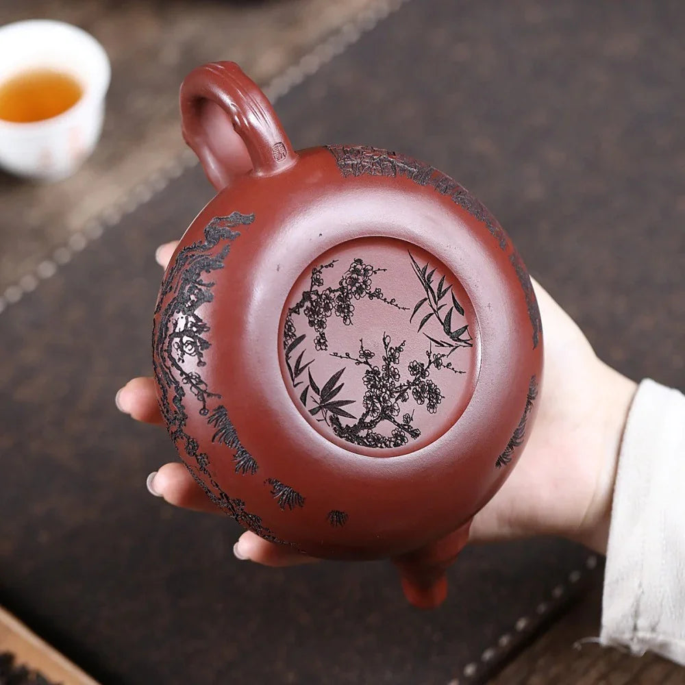 Teko Yixing Zisha [Red Plum] (Long Xue Sha - 360ml)