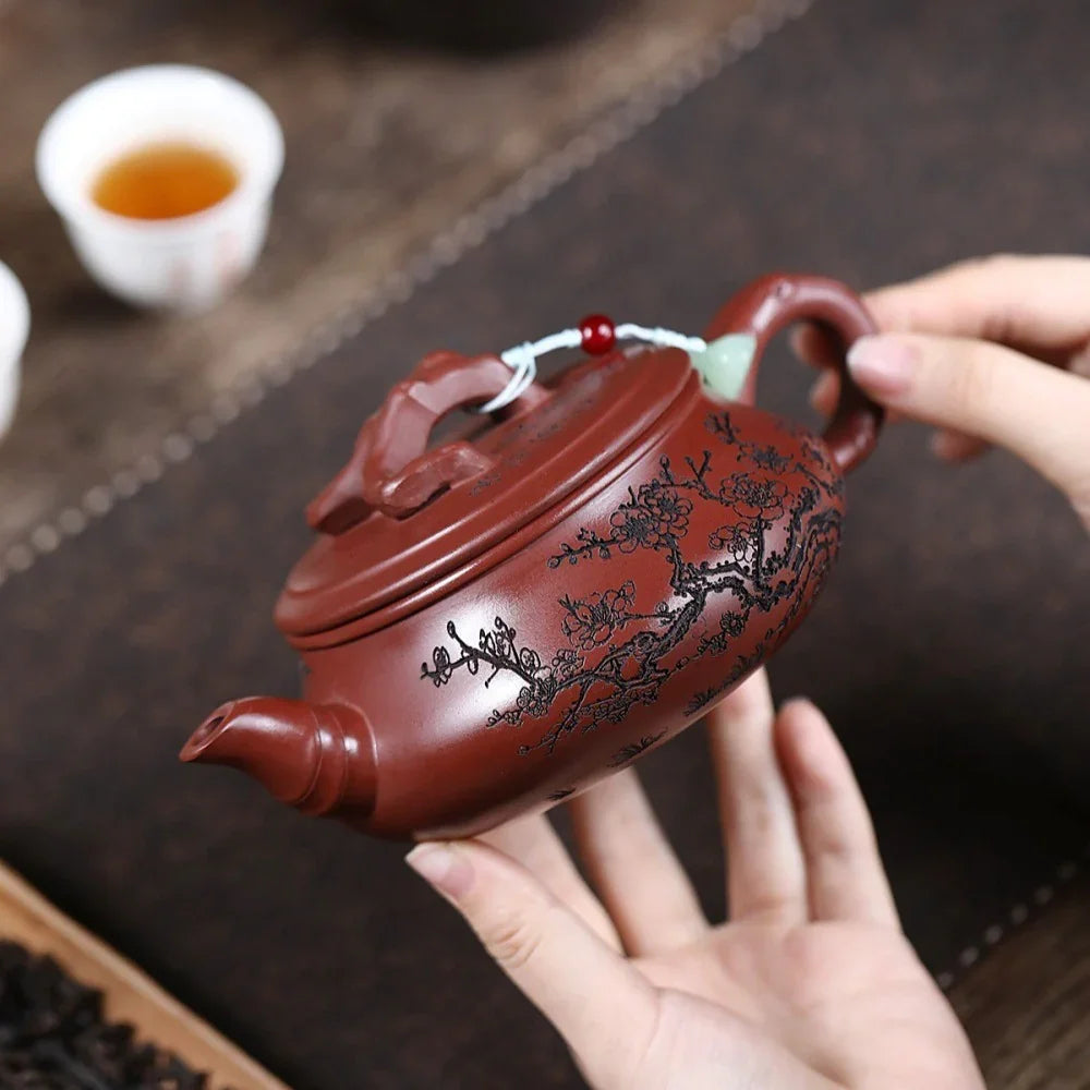 Teko Yixing Zisha [Red Plum] (Long Xue Sha - 360ml)