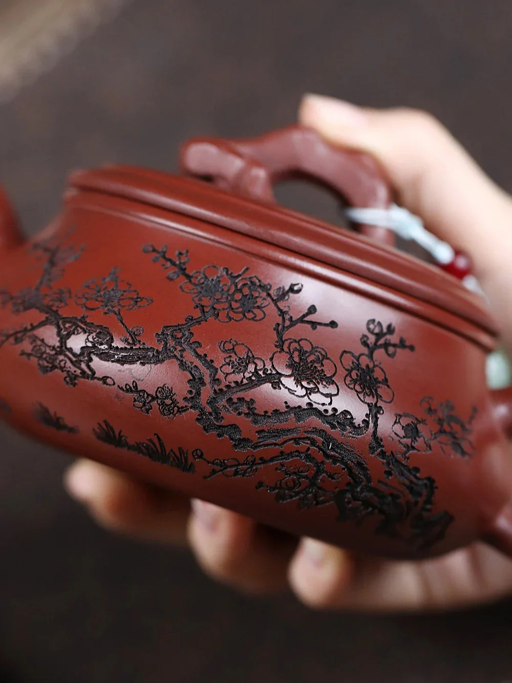 Teko Yixing Zisha [Red Plum] (Long Xue Sha - 360ml)
