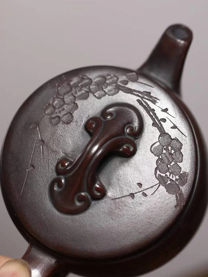 Teko Zisha Yixing [Ruyi Hanwa] (Zi Ni Suhu Tinggi - 210ml)
