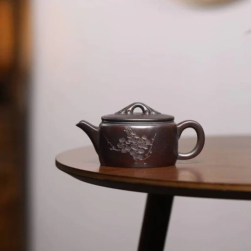 Teko Zisha Yixing [Ruyi Hanwa] (Zi Ni Suhu Tinggi - 210ml)
