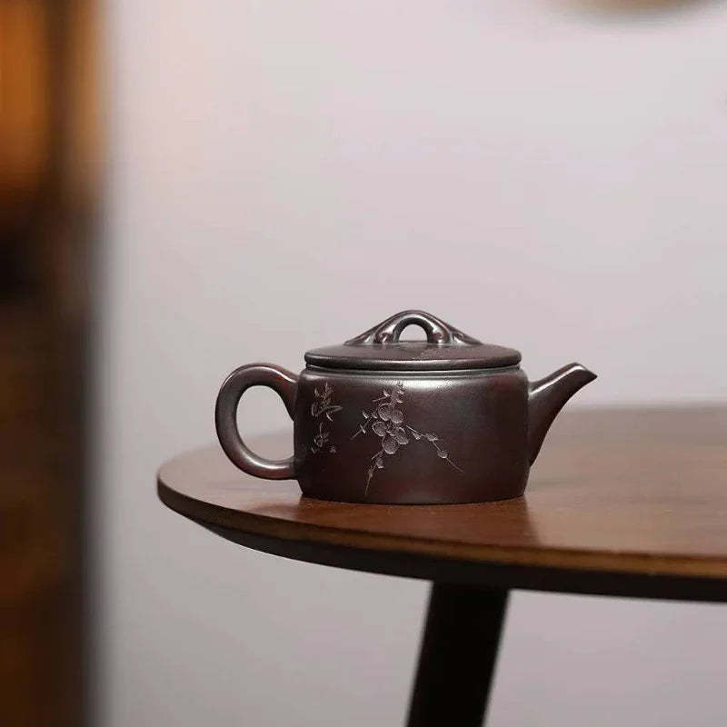 Teko Zisha Yixing [Ruyi Hanwa] (Zi Ni Suhu Tinggi - 210ml)