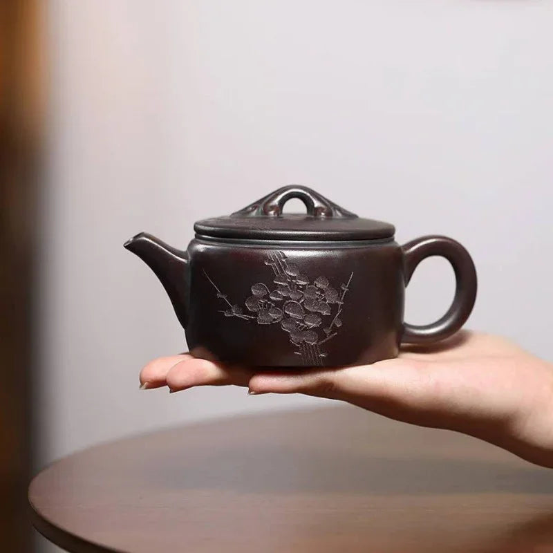 Teko Zisha Yixing [Ruyi Hanwa] (Zi Ni Suhu Tinggi - 210ml)