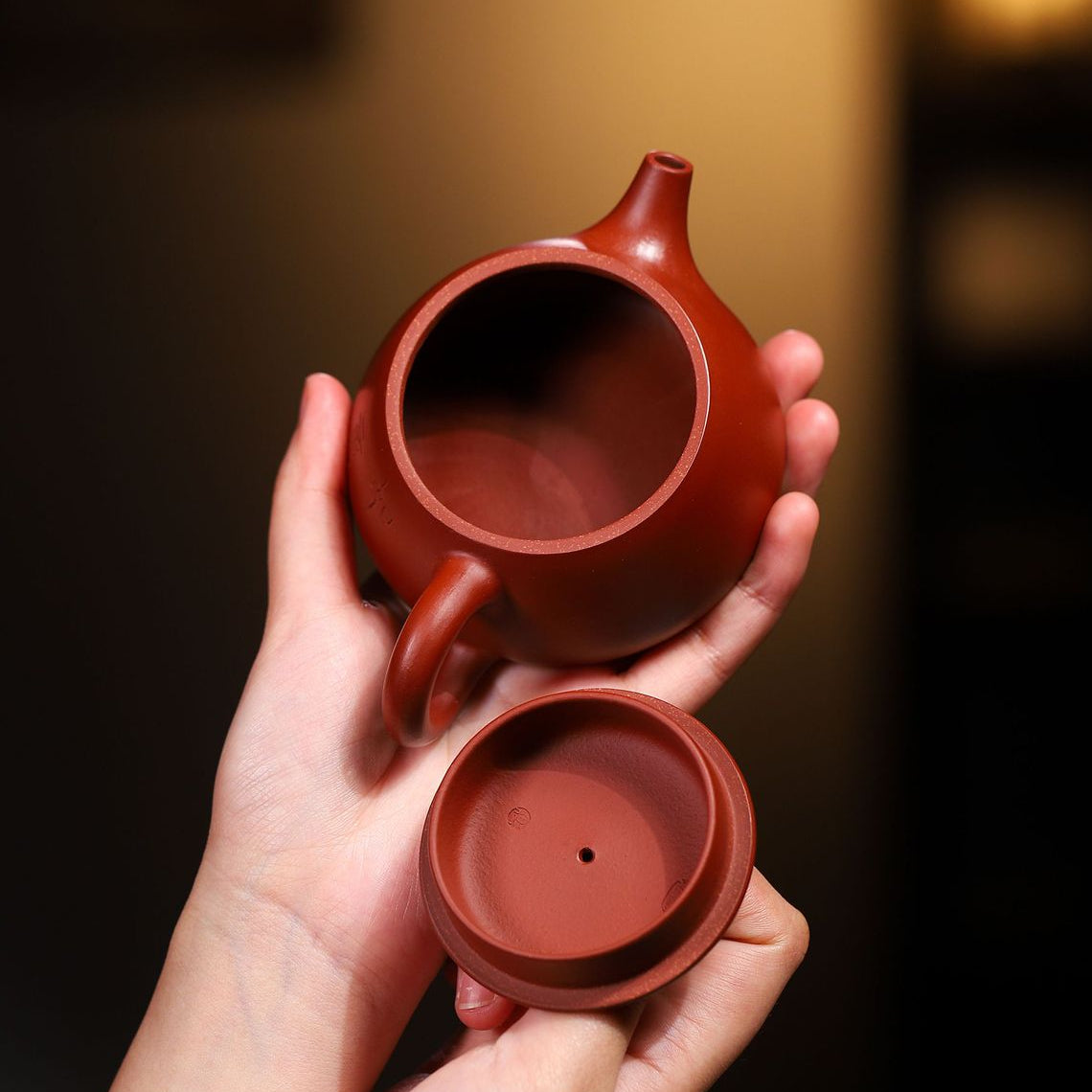 Yixing Zisha Teapot [Ruyi Shi Piao] (Dahongpao - 170ml) - YIQIN TEA HOUSE | yiqinteahouse.com | <200ml, new arrival, teapot, teaware, zisha teapot