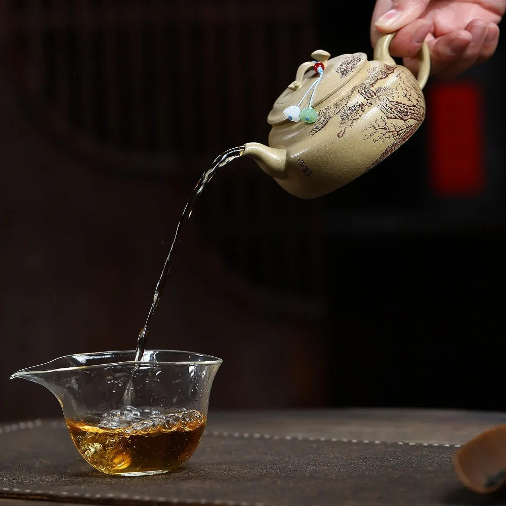 yixing-zisha-teapot-ruyi-song-ying-bensan-lu-ni-220ml-yiqin-tea-house-yiqinteahouse-com-8 - YIQIN TEA HOUSE 一沁茶舍 yiqinteahouse.com