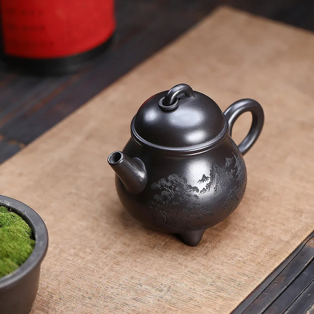 Teko Yixing Zisha [Sanzu Ruding] (Shi Huang - 310ml)