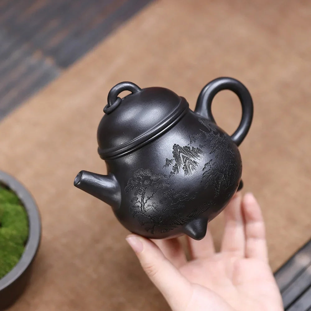 Teko Yixing Zisha [Sanzu Ruding] (Shi Huang - 310ml)