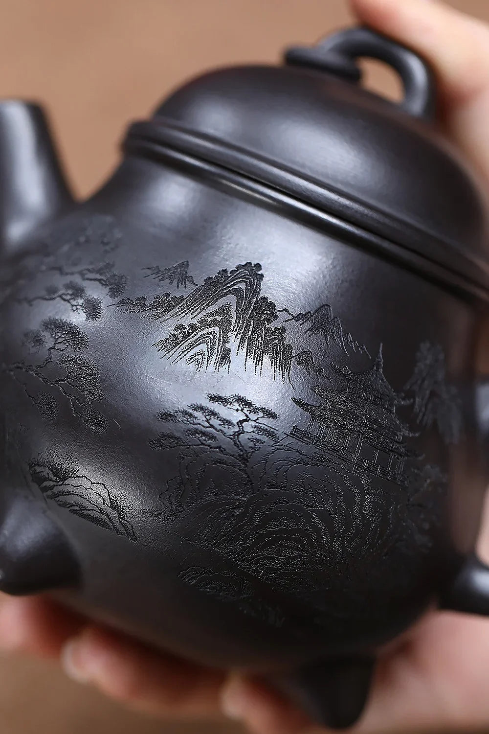 Teko Yixing Zisha [Sanzu Ruding] (Shi Huang - 310ml)
