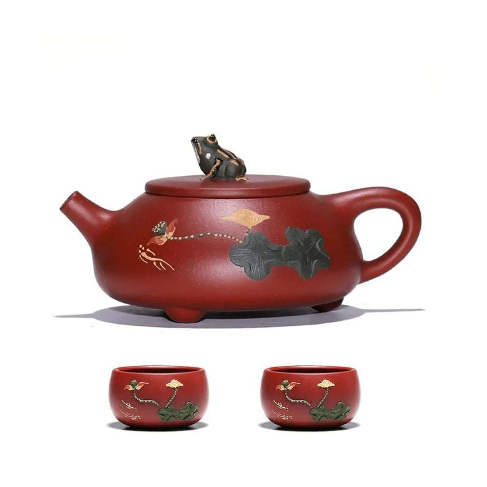 yixing-zisha-teapot-set-lotus-pond-moonlight-dahongpao-260ml-yiqin-tea-house-yiqinteahouse-com-23 - YIQIN TEA HOUSE 一沁茶舍 yiqinteahouse.com