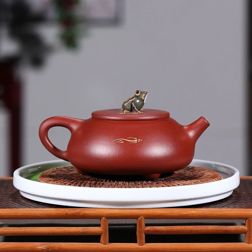 yixing-zisha-teapot-set-lotus-pond-moonlight-dahongpao-260ml-yiqin-tea-house-yiqinteahouse-com-3 - YIQIN TEA HOUSE 一沁茶舍 yiqinteahouse.com