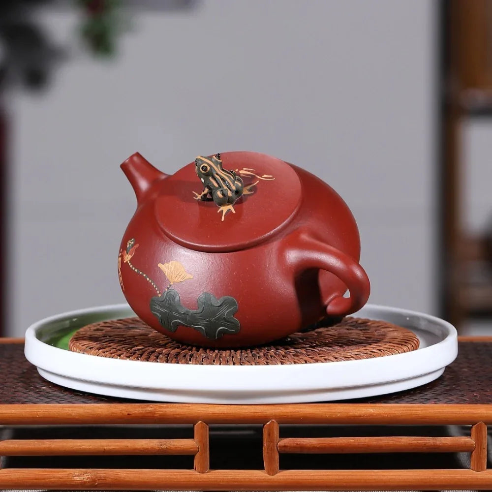 yixing-zisha-teapot-set-lotus-pond-moonlight-dahongpao-260ml-yiqin-tea-house-yiqinteahouse-com-6 - YIQIN TEA HOUSE 一沁茶舍 yiqinteahouse.com