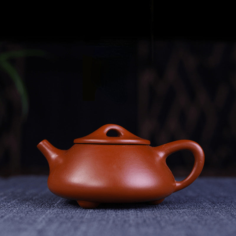 Yixing Zisha Teapot Set [Shi Piao] Set (Dahongpao - 200ml) - YIQIN TEA HOUSE | yiqinteahouse.com | 200-300ml, teapot, teaware, teaware set, zisha teapot