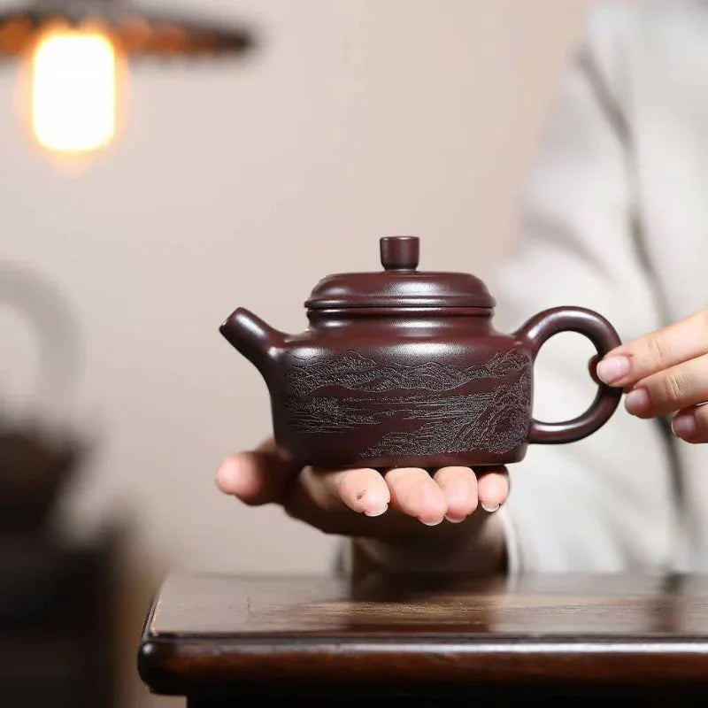 Teko Zisha Yixing [Shanshui Dezhong] (Gu Hong Ni - 200ml)