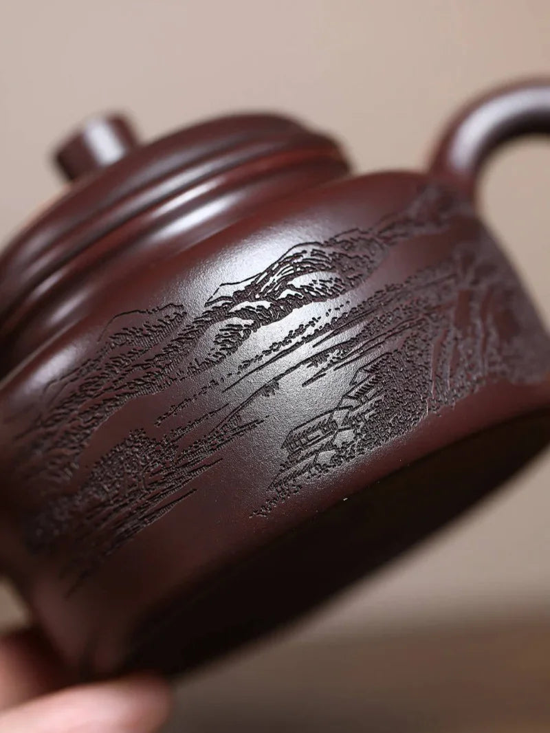Teko Zisha Yixing [Shanshui Dezhong] (Gu Hong Ni - 200ml)