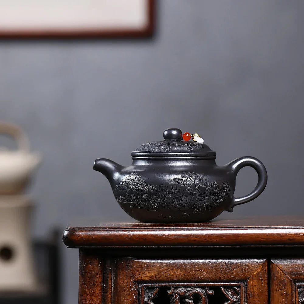 Teko Zisha Yixing [Shanshui Fanggu] (Shi Huang - 400ml)