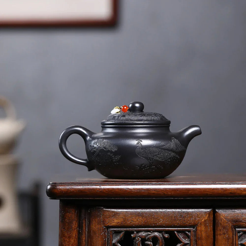 Teko Zisha Yixing [Shanshui Fanggu] (Shi Huang - 400ml)