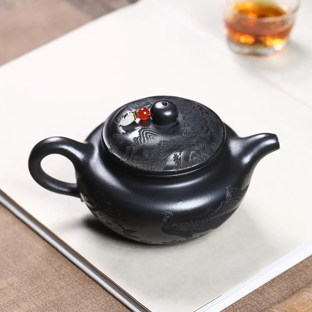 Teko Zisha Yixing [Shanshui Fanggu] (Shi Huang - 400ml)